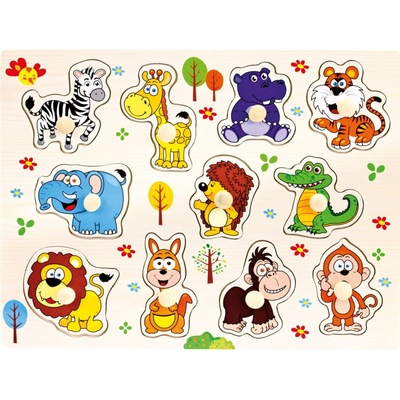 Wiky vkladacie puzzle zvieratá