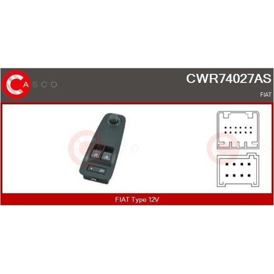 PRZELACZNIK PODNOSNIKA SZYBY PL 20PIN