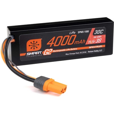 Spektrum Smart G2 LiPo 11.1V 4000mAh 30C HC IC5