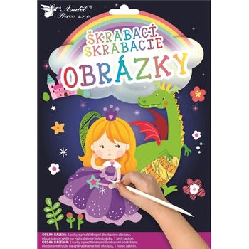 Škrabacie obrázky Princezná 2 archy