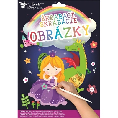 Škrabacie obrázky Princezná 2 archy