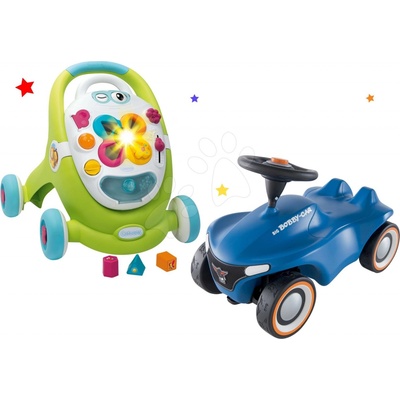 Smoby s kufříkem Trott Cotoons 2v1 a odrážedlo Bobby Car Neo zvukové s gumovými koly