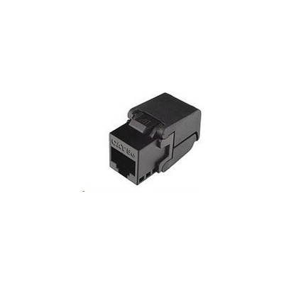 Solarix MULTIPACK 24 ks - keystone CAT5E UTP RJ45 černý samořezný SXKJ-5E-UTP-BK-SA