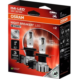 OSRAM night breaker led start 2hb h4 20/19w 6000k