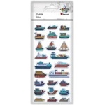 TITANUM Stickers convex soft ships mix 24pcs