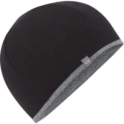 Icebreaker Pocket Hat oboustranná čepice black/Gritstone