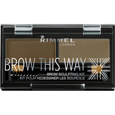 Rimmel London Brow This Way Fill & Sculpt ceruzka na obočie 002 Medium Brown 0,25 g