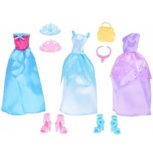 Jokomisiada Set of Fashionable doll clothes Dresses + jewelry + accessories ZA5414