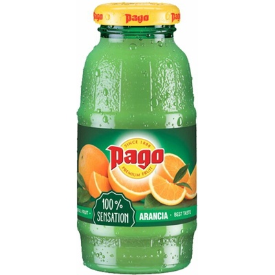 Pago pomarančový džús v skle 200 ml