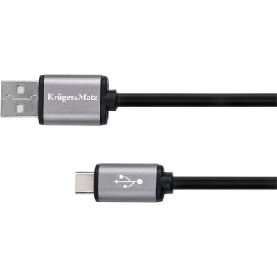 Krüger & Matz Basic KM1239 USB, USB konektor - USB C konektor, 1m