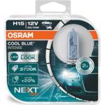 OSRAM Крушка OSRAM H15, 12V, 55/15W, 3700K, 1350lm, 2 броя