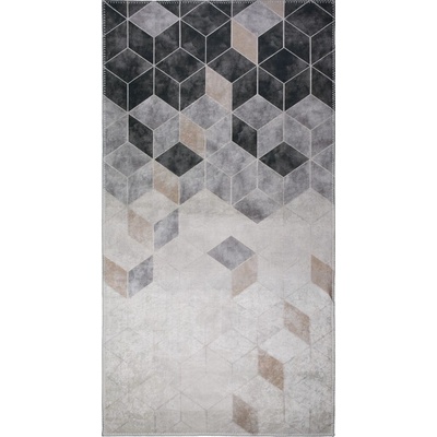Vitaus Сив и кремав килим, който може да се мие, 80x50 cm - Vitaus (KRN-9524-50x80)