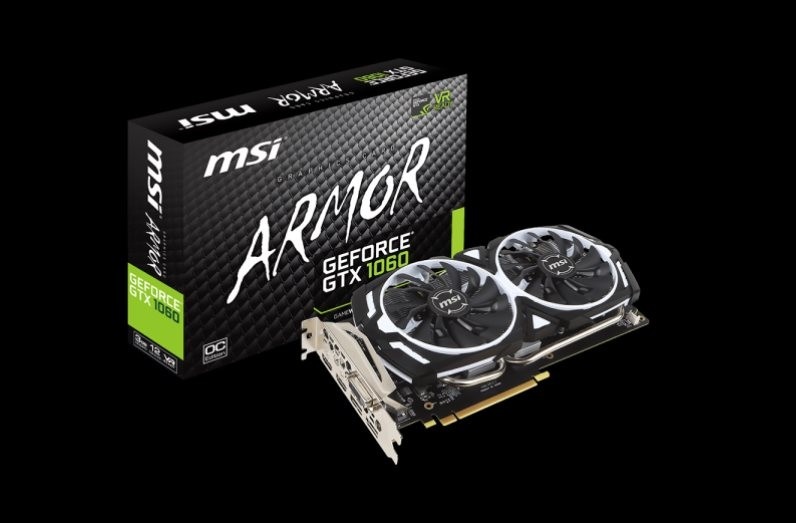 MSI GeForce GTX 1060 ARMOR 3G OCV1 - Heureka.cz