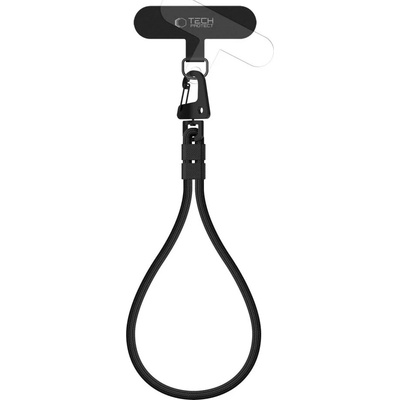 Snúrka na krk TECH PROTECT C8S ROPE WRIST STRAP BLACK (5906302363384)
