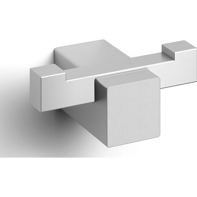 ZACK Закачалка за баня Carvo матирана стомана двойна (40484)