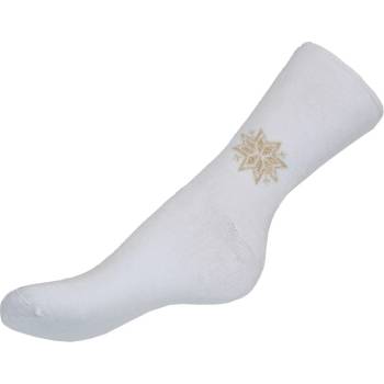 Ponožky zimní vločka bílá (dětské)