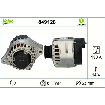 generátor VALEO 849128
