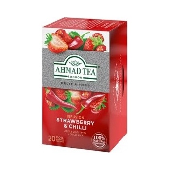 Ahmad Tea čaj Fruit and Herb Strawberry and Chilli 20 x 1,8 g