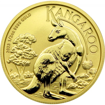 The Perth Mint zlatá mince Australian Kangaroo 1/2 oz