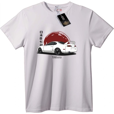 NOONEBRAND Тениска Toyota Supra Червено Слънце - 2XL, Black