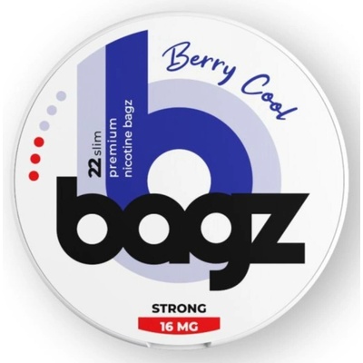 Bagz BERRY COOL Chladivé bobule 16 mg 22 sáčků – Zboží Mobilmania