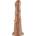 HISMITH WDC007-XXL-F Extra Long Realistic Large Horse Dildo with Suction Cup 37cm Brown