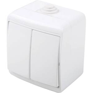 ELMARK КЛЮЧ СХ. 5 ОТКРИТ МОНТАЖ БЯЛ ip44 (1922130105)