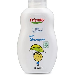 Friendly Organic Бебешки шампоан с органичен овес Friendly Organic, без аромат, 400 ml - ozone
