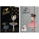 Starpak Briefcase with eraser Pap A4 Ballerina Fol 10/100 Starpak 491061 mix price for 1 pc