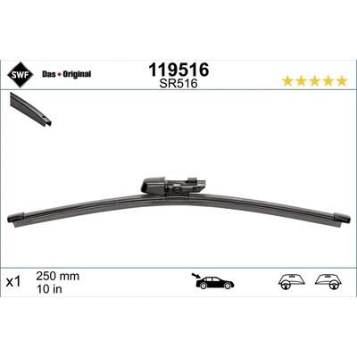 SWF Visioflex Rear 250 mm 119516