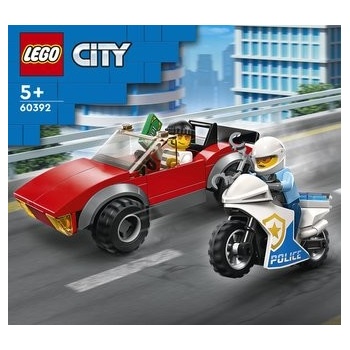 LEGO® City 60392 Honička auta s policejní motorkou