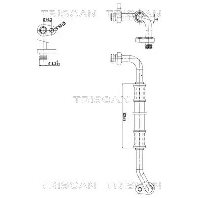 TRISCAN Vysokotlaké / nízkotlaké vedení klimatizace TRI 9010 28103