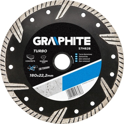 Graphite Diamantový kotúč 180 x 22.2 mm 57H628