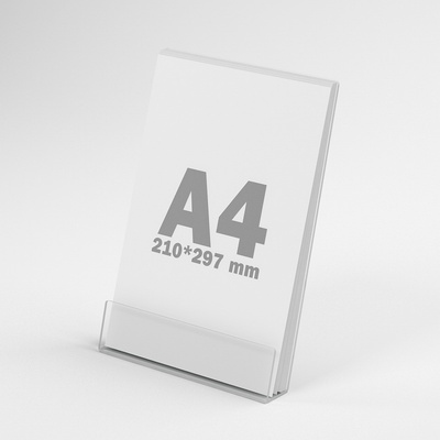 Najcenovky.sk plexisklový stojan na brožúry na výšku A4