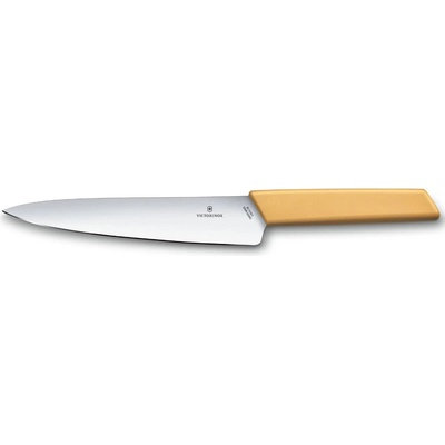 Victorinox Кухненски нож Victorinox Swiss Modern Carving Knife, универсален, 19 см, жълт (6.9016.198B)