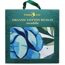 Tommy Lise plienka s organickej bavlny Azure Blossom 120 x 120