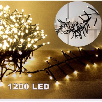 LED svetelná reťaz CLUSTER 1200 LED 8 funkcii LE-LK056C
