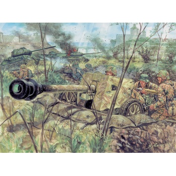 WWII GERMAN PAK40 AT GUN&CREW 1:72