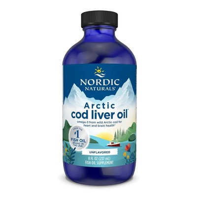Nordic Naturals Arctic Cod Liver Oil Unflavored, 237 ml