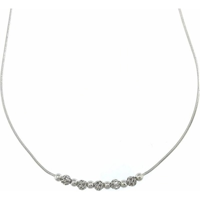 InfinitySilver Strieborný náhrdelník s filigránovými guľôčkami 570042