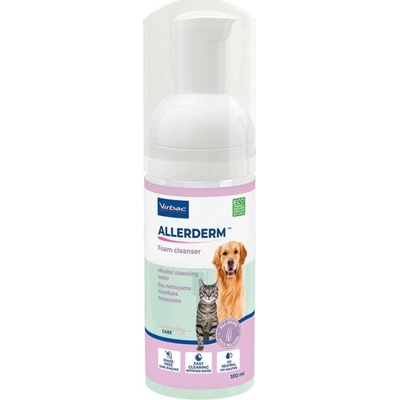 VIRBAC Allerderm Foam šampon pro psy a kočky 100 ml