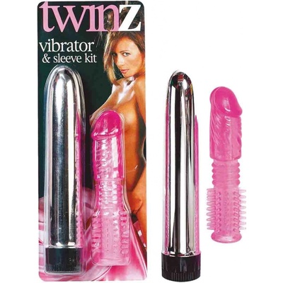 Sleeve Kit Velký gelový návlek a exluzivní vibrátor, dva v jednom