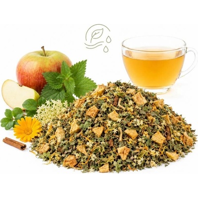 QuickTea Jablkovo skořicové odvodnění bylinná směs 100 g
