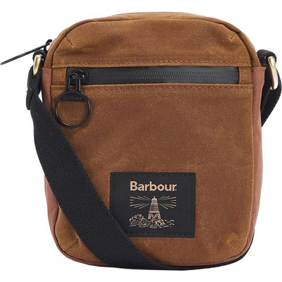 Barbour Field Waxed crossbody Bag Tan