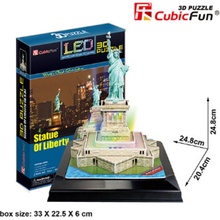 CubicFun 3D puzzle Svítící Socha slobody 37 ks