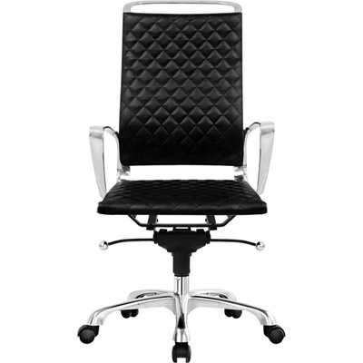 RFG Директорски стол Ell HB, екокожа, черна седалка, черна облегалка (O4010140343)