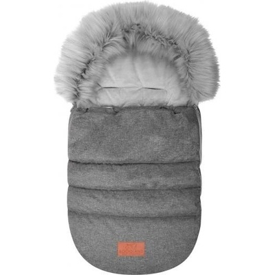 BocioLand zimný s kožušinkou 90 x 50 cm šedý