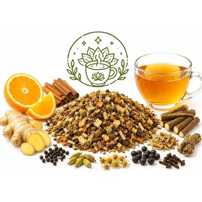 QuickTea Ajurvédský čaj Ženská harmonie bylinná směs 50 g