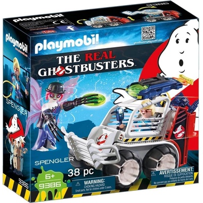 Playmobil 9386 The Real Ghostbusters Spengler ve vozidle s klecí – Zboží Živě