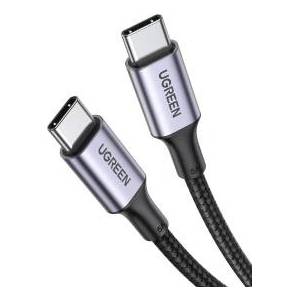 Ugreen US316 Type C to Type C Cable, 100W, 2m (grey)